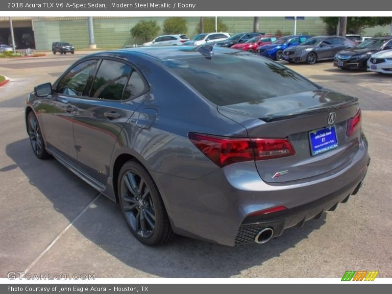 Modern Steel Metallic / Ebony 2018 Acura TLX V6 A-Spec Sedan