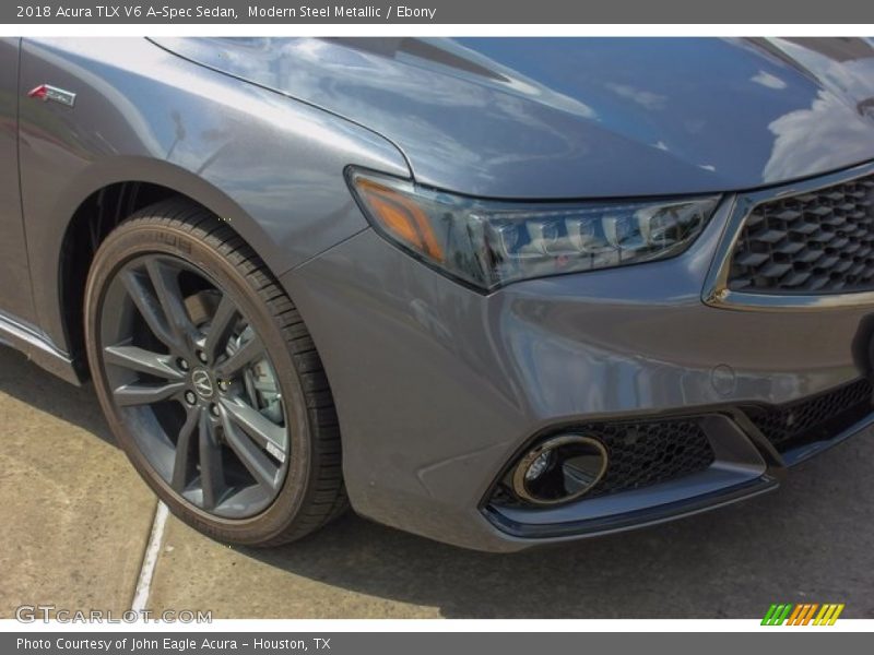Modern Steel Metallic / Ebony 2018 Acura TLX V6 A-Spec Sedan