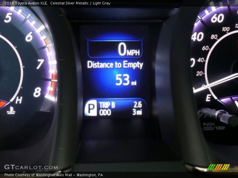 Celestial Silver Metallic / Light Gray 2018 Toyota Avalon XLE