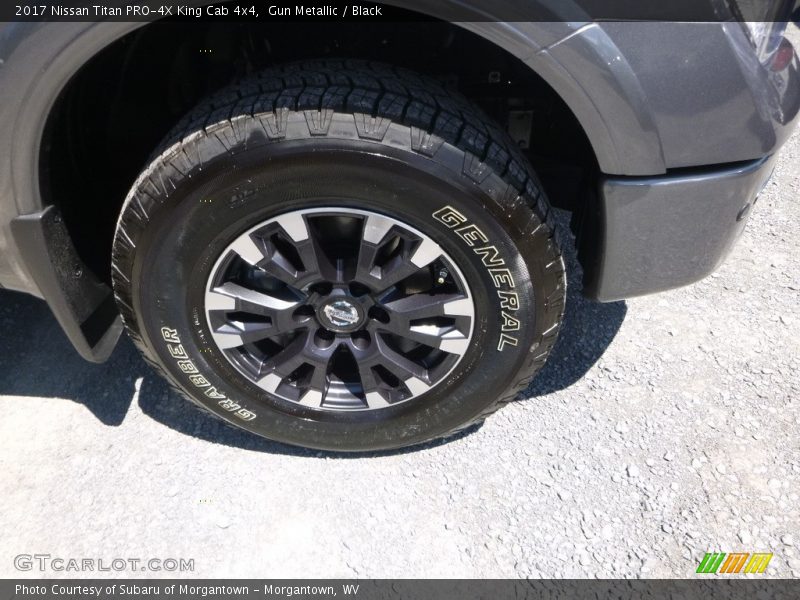 Gun Metallic / Black 2017 Nissan Titan PRO-4X King Cab 4x4