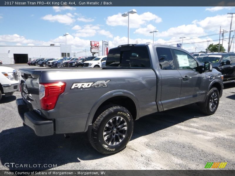 Gun Metallic / Black 2017 Nissan Titan PRO-4X King Cab 4x4