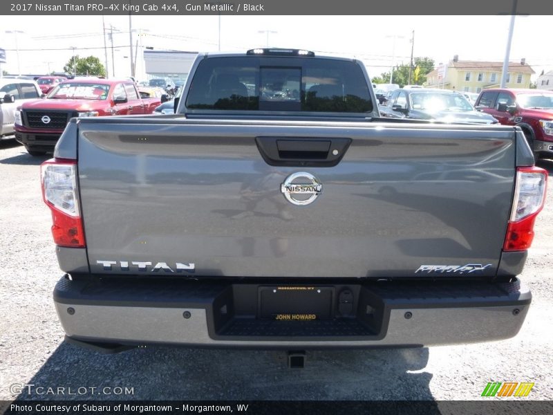 Gun Metallic / Black 2017 Nissan Titan PRO-4X King Cab 4x4