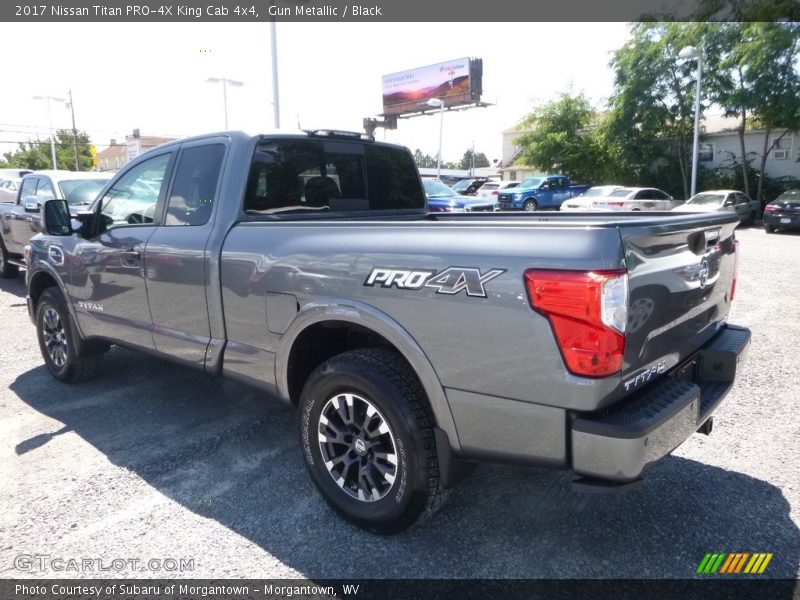 Gun Metallic / Black 2017 Nissan Titan PRO-4X King Cab 4x4