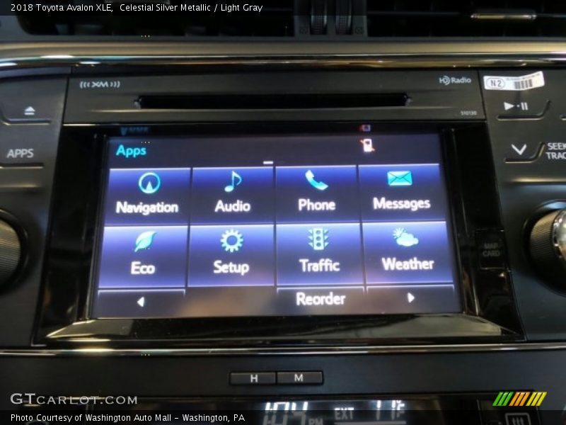 Celestial Silver Metallic / Light Gray 2018 Toyota Avalon XLE