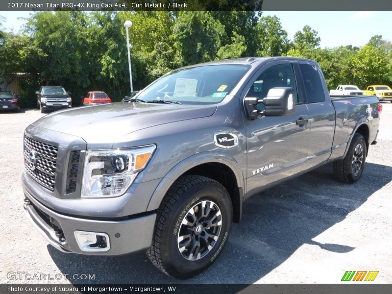 Gun Metallic / Black 2017 Nissan Titan PRO-4X King Cab 4x4