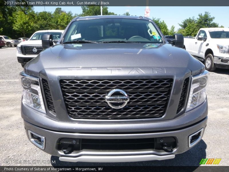 Gun Metallic / Black 2017 Nissan Titan PRO-4X King Cab 4x4