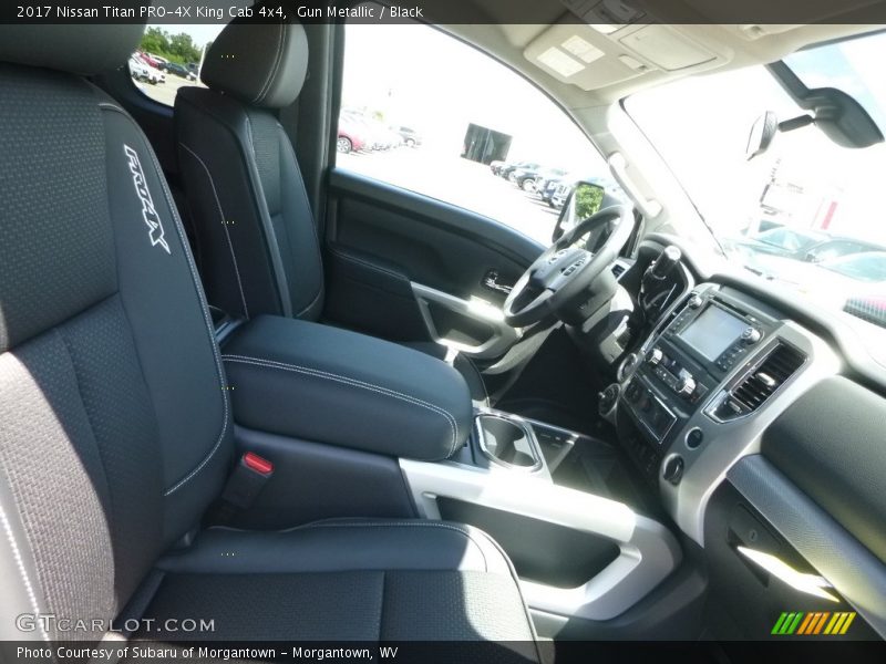 Gun Metallic / Black 2017 Nissan Titan PRO-4X King Cab 4x4