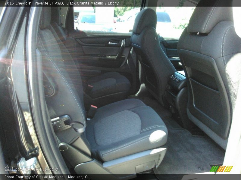 Black Granite Metallic / Ebony 2015 Chevrolet Traverse LT AWD