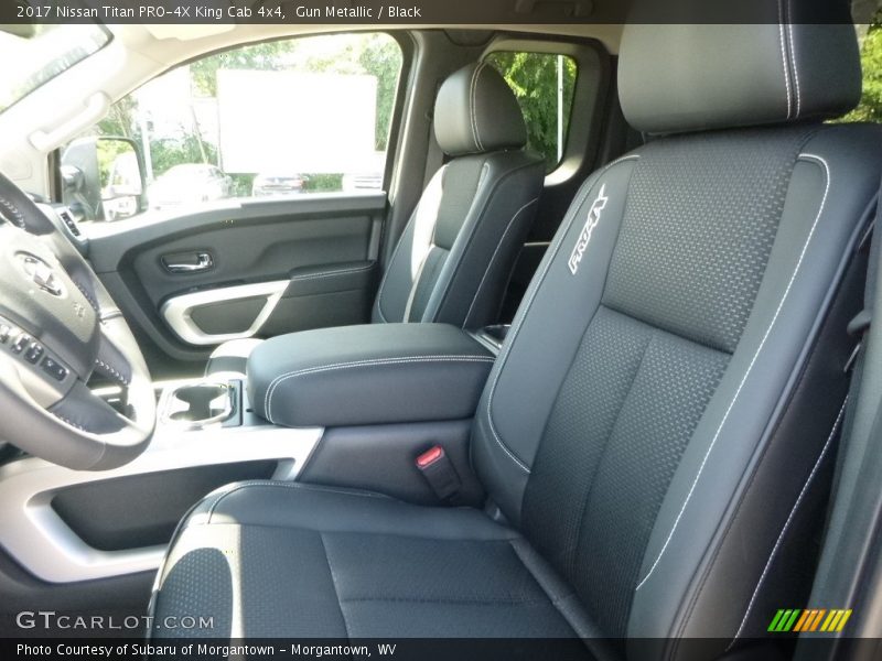Front Seat of 2017 Titan PRO-4X King Cab 4x4