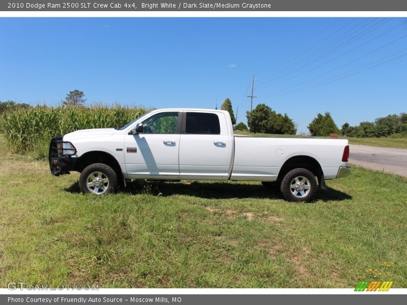 Bright White / Dark Slate/Medium Graystone 2010 Dodge Ram 2500 SLT Crew Cab 4x4