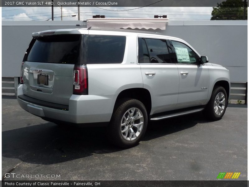 Quicksilver Metallic / Cocoa/Dune 2017 GMC Yukon SLT 4WD