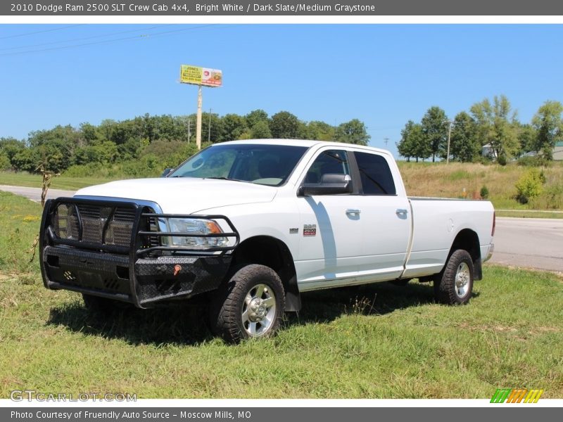 Bright White / Dark Slate/Medium Graystone 2010 Dodge Ram 2500 SLT Crew Cab 4x4