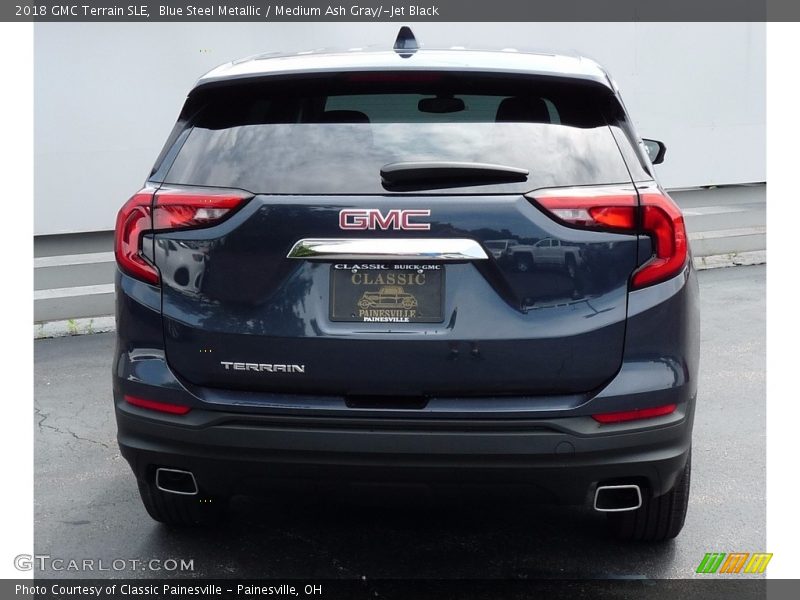 Blue Steel Metallic / Medium Ash Gray/­Jet Black 2018 GMC Terrain SLE