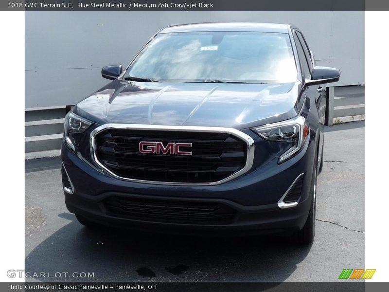 Blue Steel Metallic / Medium Ash Gray/­Jet Black 2018 GMC Terrain SLE