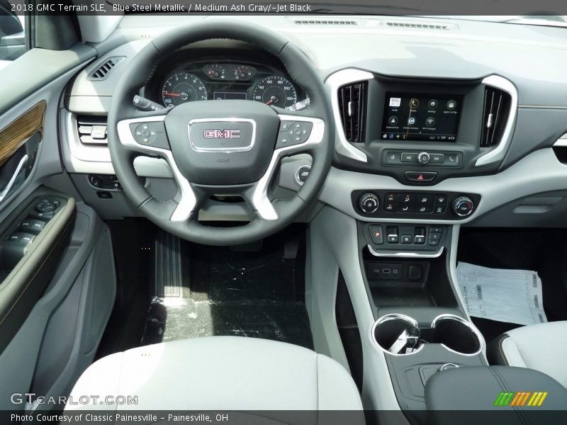 Blue Steel Metallic / Medium Ash Gray/­Jet Black 2018 GMC Terrain SLE