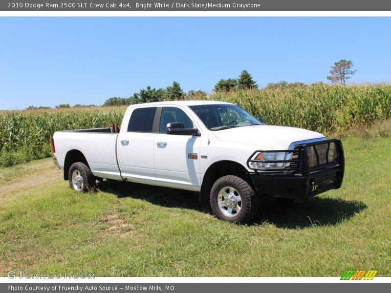 Bright White / Dark Slate/Medium Graystone 2010 Dodge Ram 2500 SLT Crew Cab 4x4