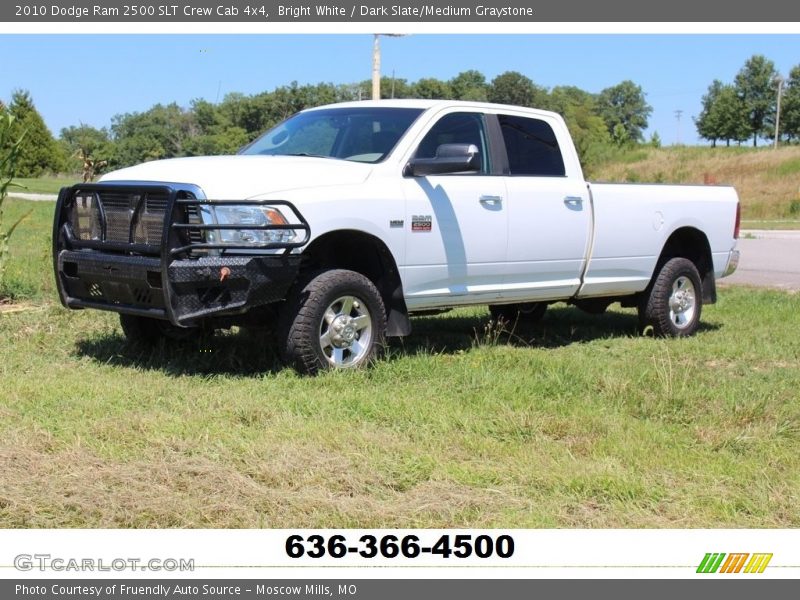 Bright White / Dark Slate/Medium Graystone 2010 Dodge Ram 2500 SLT Crew Cab 4x4