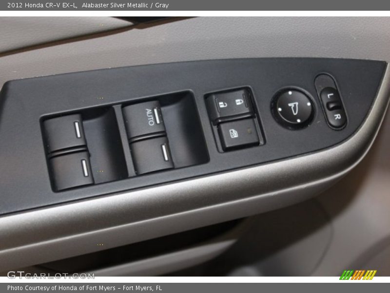Alabaster Silver Metallic / Gray 2012 Honda CR-V EX-L