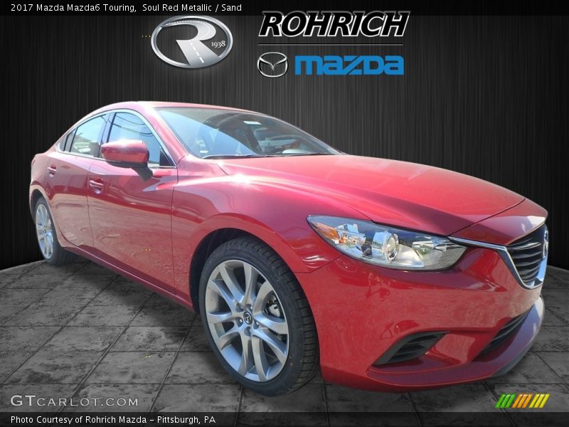 Soul Red Metallic / Sand 2017 Mazda Mazda6 Touring