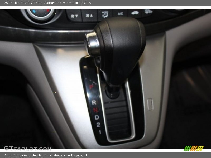 Alabaster Silver Metallic / Gray 2012 Honda CR-V EX-L