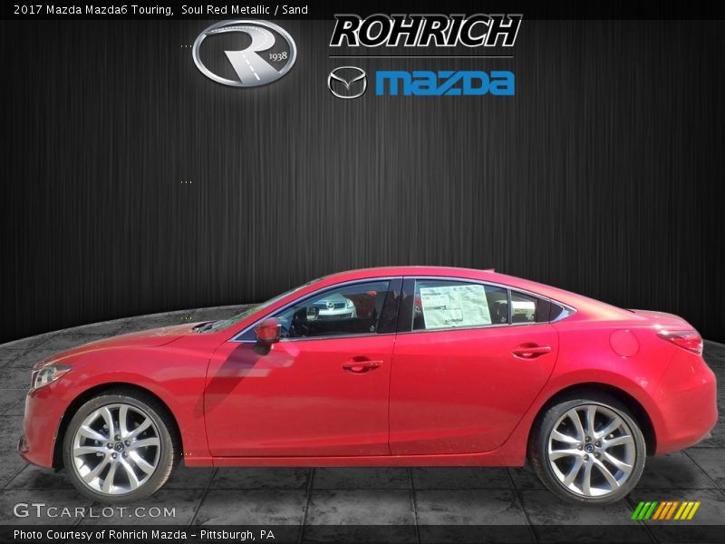 Soul Red Metallic / Sand 2017 Mazda Mazda6 Touring