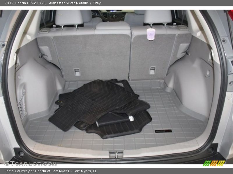 Alabaster Silver Metallic / Gray 2012 Honda CR-V EX-L