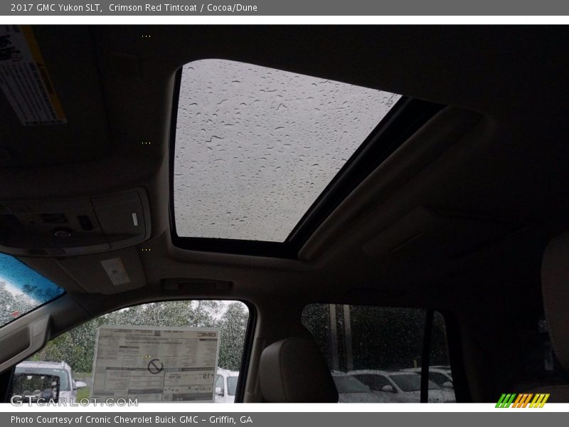 Crimson Red Tintcoat / Cocoa/Dune 2017 GMC Yukon SLT