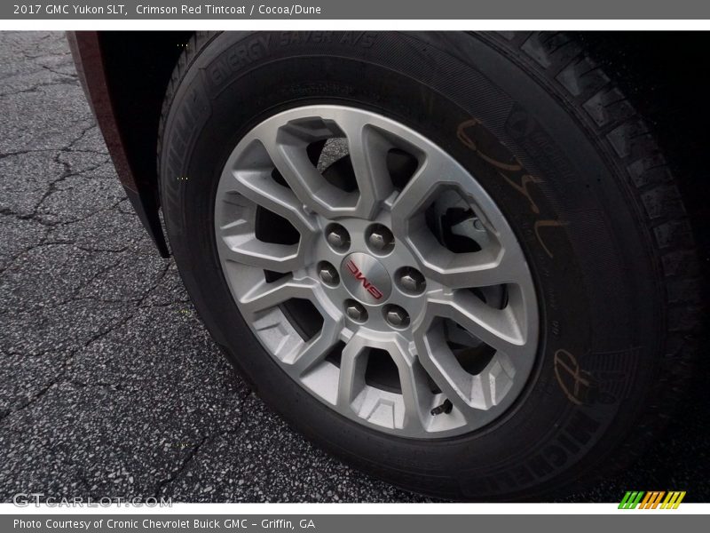 Crimson Red Tintcoat / Cocoa/Dune 2017 GMC Yukon SLT