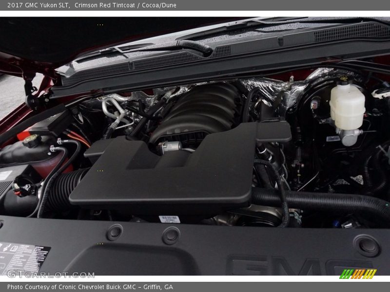 Crimson Red Tintcoat / Cocoa/Dune 2017 GMC Yukon SLT