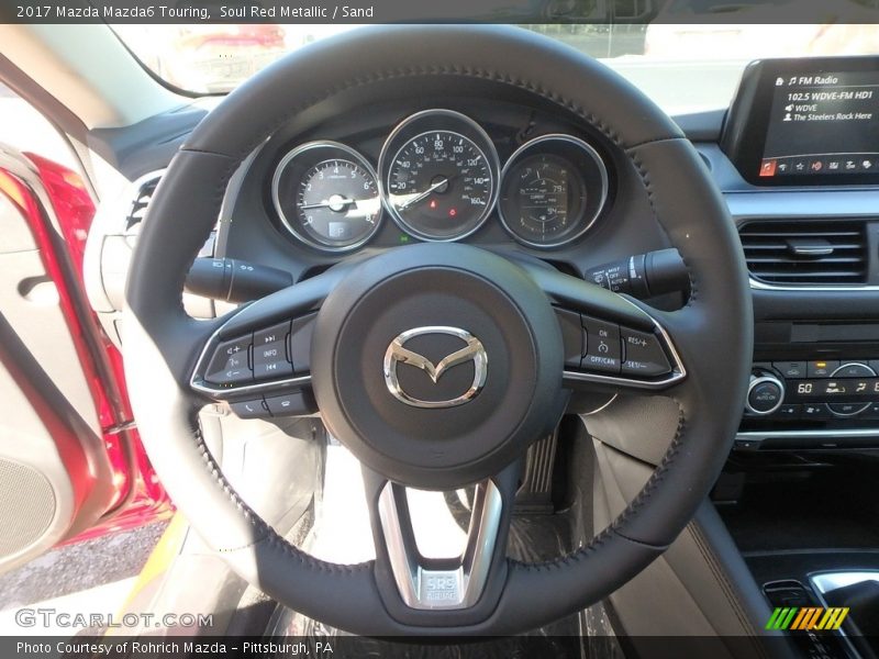 Soul Red Metallic / Sand 2017 Mazda Mazda6 Touring