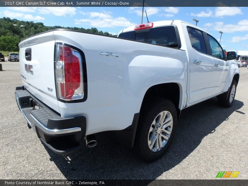 Summit White / Cocoa/­Dune 2017 GMC Canyon SLT Crew Cab 4x4