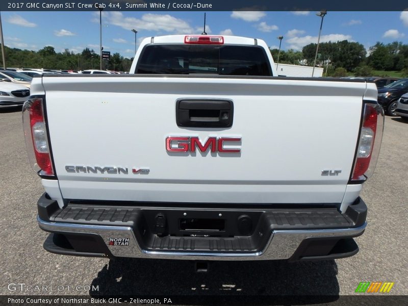 Summit White / Cocoa/­Dune 2017 GMC Canyon SLT Crew Cab 4x4