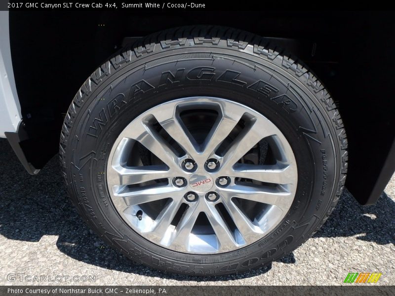 Summit White / Cocoa/­Dune 2017 GMC Canyon SLT Crew Cab 4x4