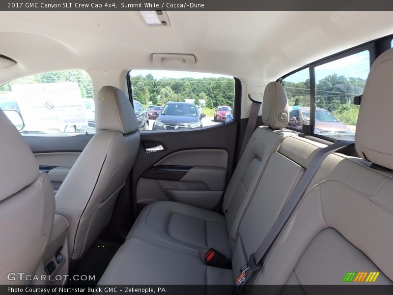 Summit White / Cocoa/­Dune 2017 GMC Canyon SLT Crew Cab 4x4