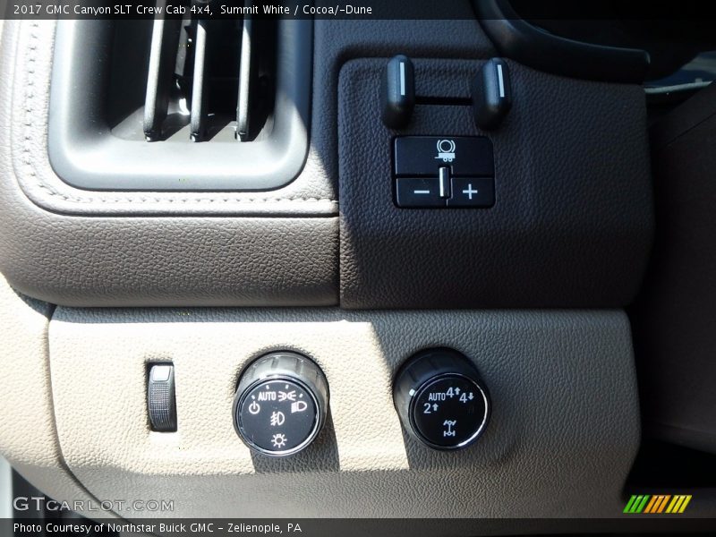 Summit White / Cocoa/­Dune 2017 GMC Canyon SLT Crew Cab 4x4