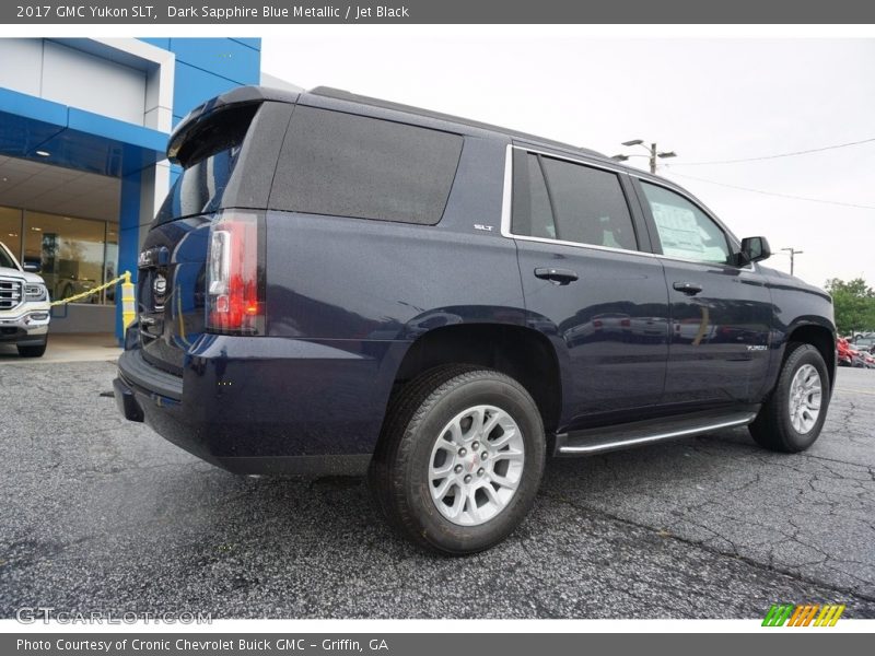 Dark Sapphire Blue Metallic / Jet Black 2017 GMC Yukon SLT