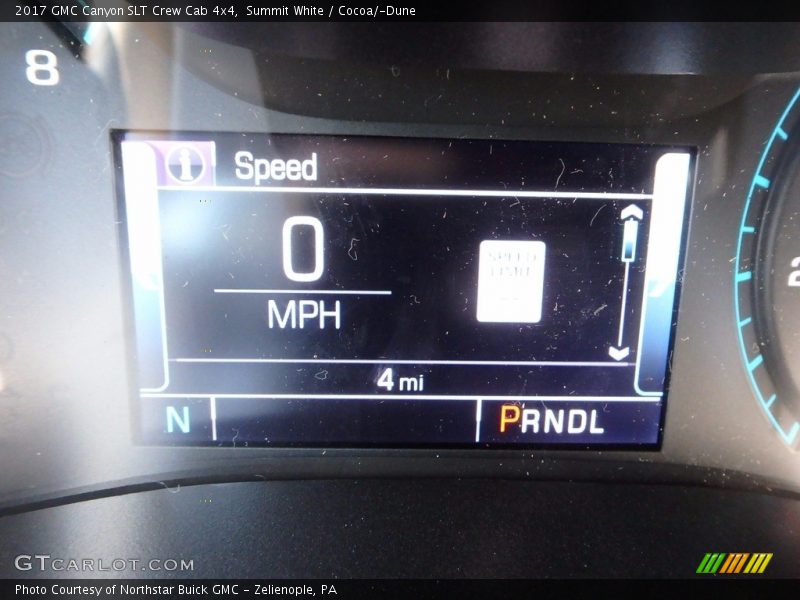 Summit White / Cocoa/­Dune 2017 GMC Canyon SLT Crew Cab 4x4