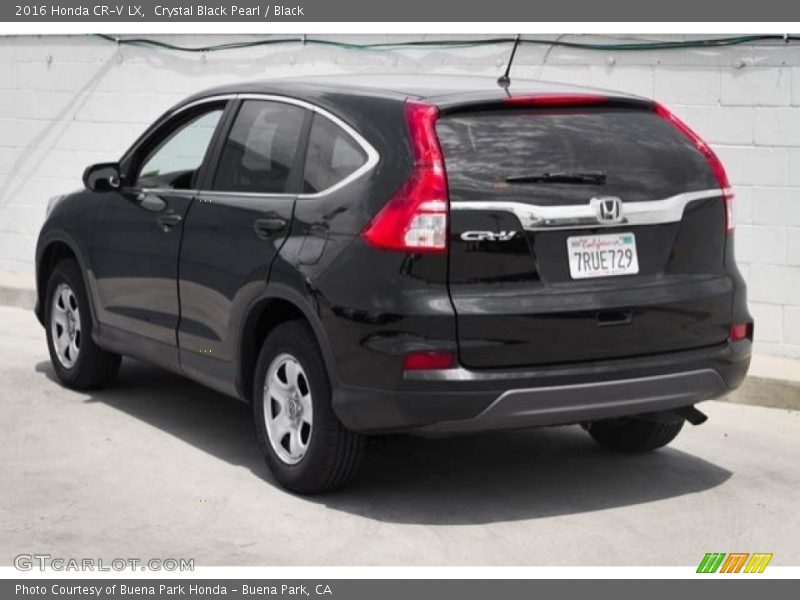 Crystal Black Pearl / Black 2016 Honda CR-V LX