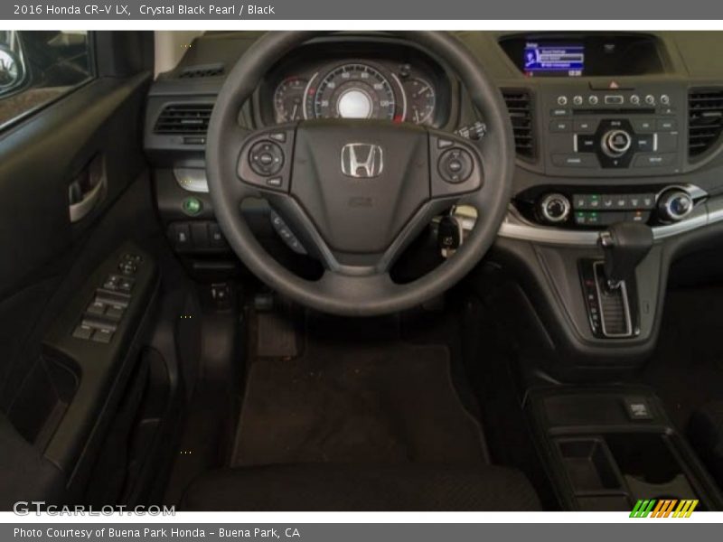 Crystal Black Pearl / Black 2016 Honda CR-V LX