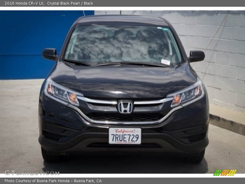 Crystal Black Pearl / Black 2016 Honda CR-V LX