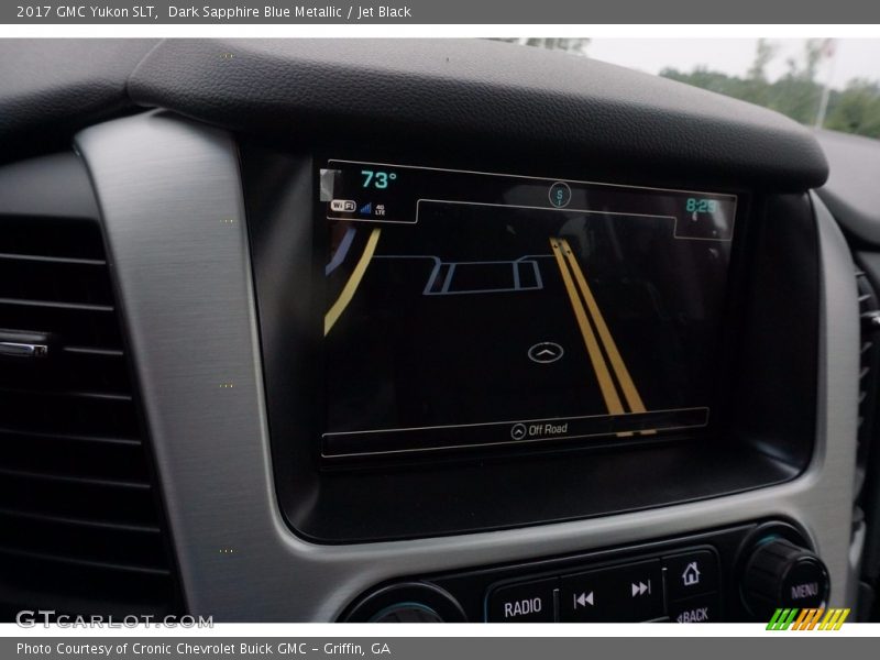 Dark Sapphire Blue Metallic / Jet Black 2017 GMC Yukon SLT