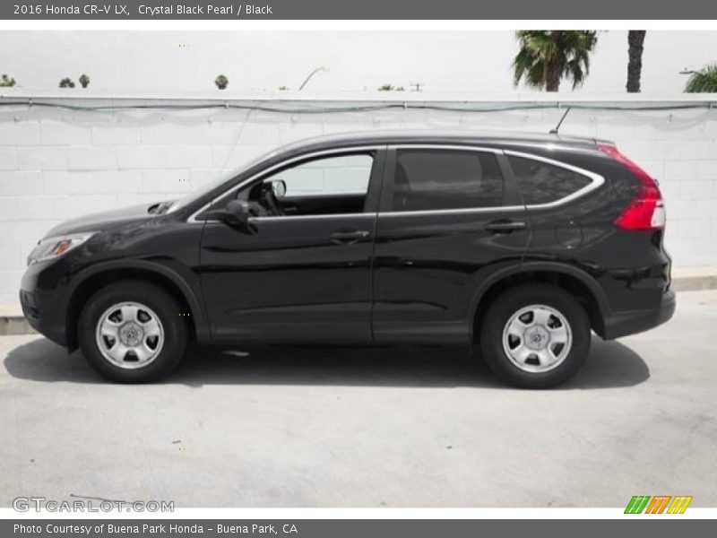 Crystal Black Pearl / Black 2016 Honda CR-V LX