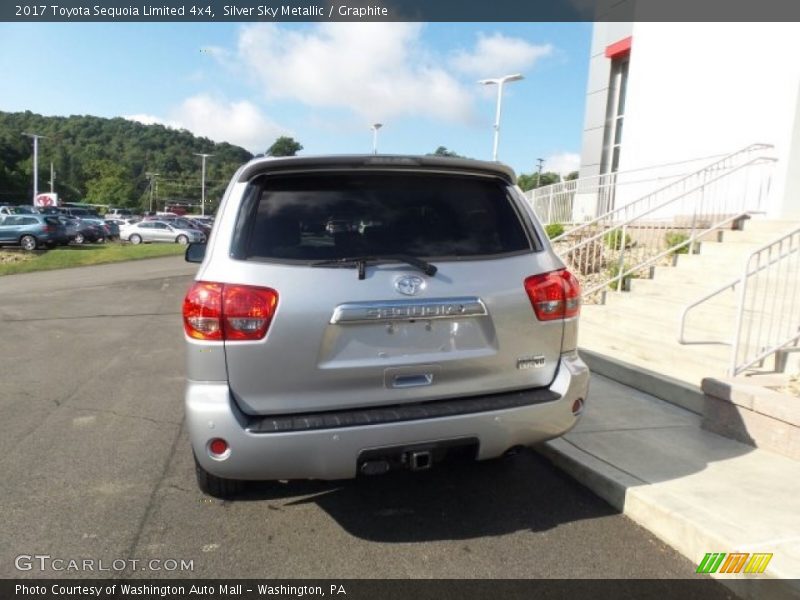 Silver Sky Metallic / Graphite 2017 Toyota Sequoia Limited 4x4