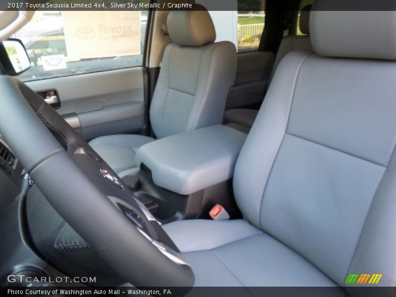 Silver Sky Metallic / Graphite 2017 Toyota Sequoia Limited 4x4