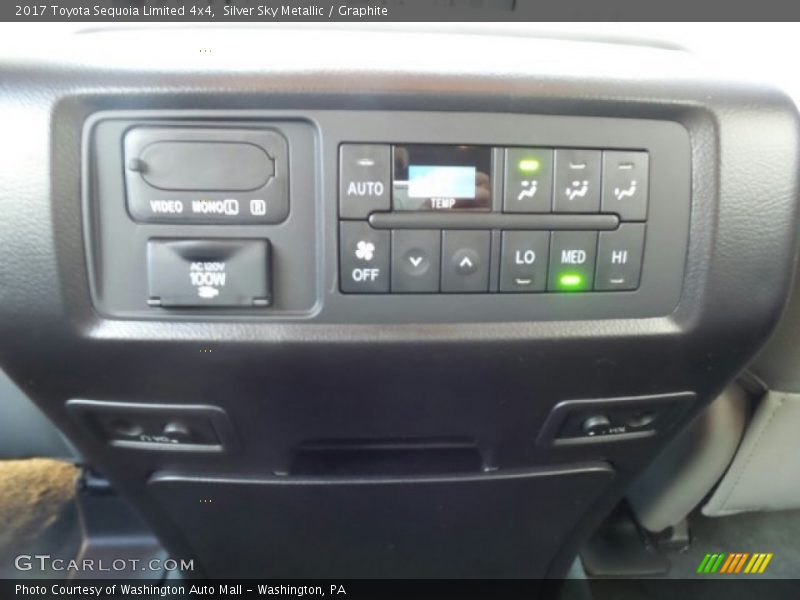 Silver Sky Metallic / Graphite 2017 Toyota Sequoia Limited 4x4