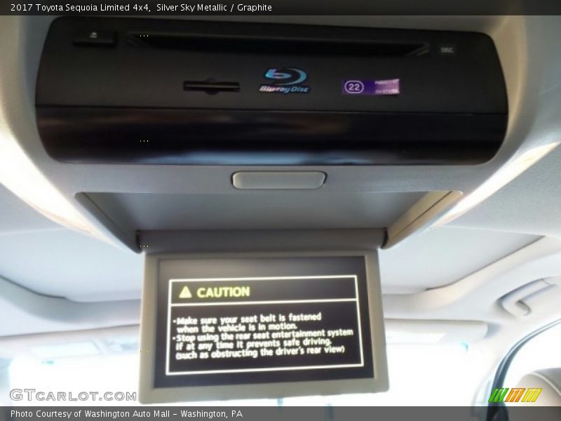Silver Sky Metallic / Graphite 2017 Toyota Sequoia Limited 4x4