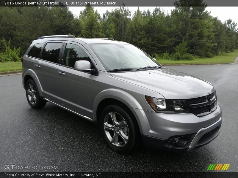 Billet Silver Metallic / Black 2016 Dodge Journey Crossroad Plus