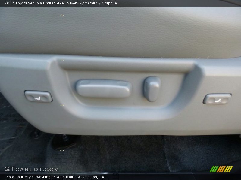 Silver Sky Metallic / Graphite 2017 Toyota Sequoia Limited 4x4