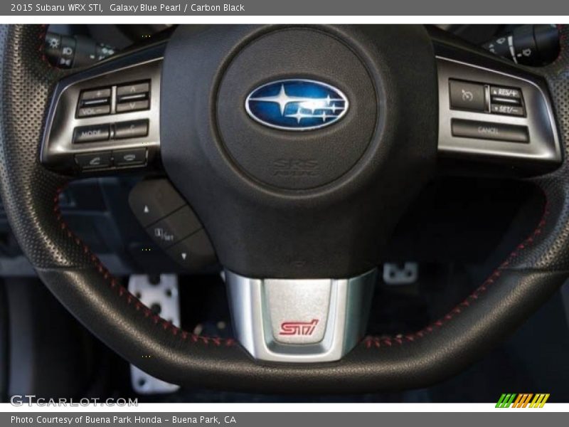 Galaxy Blue Pearl / Carbon Black 2015 Subaru WRX STI