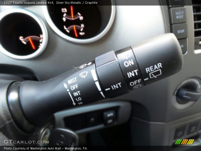 Silver Sky Metallic / Graphite 2017 Toyota Sequoia Limited 4x4